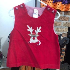 Zu Toddler Girls Christmas Top size 2T